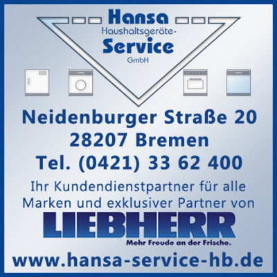 Logo HANSA Haushaltsgeräte-Service GmbH