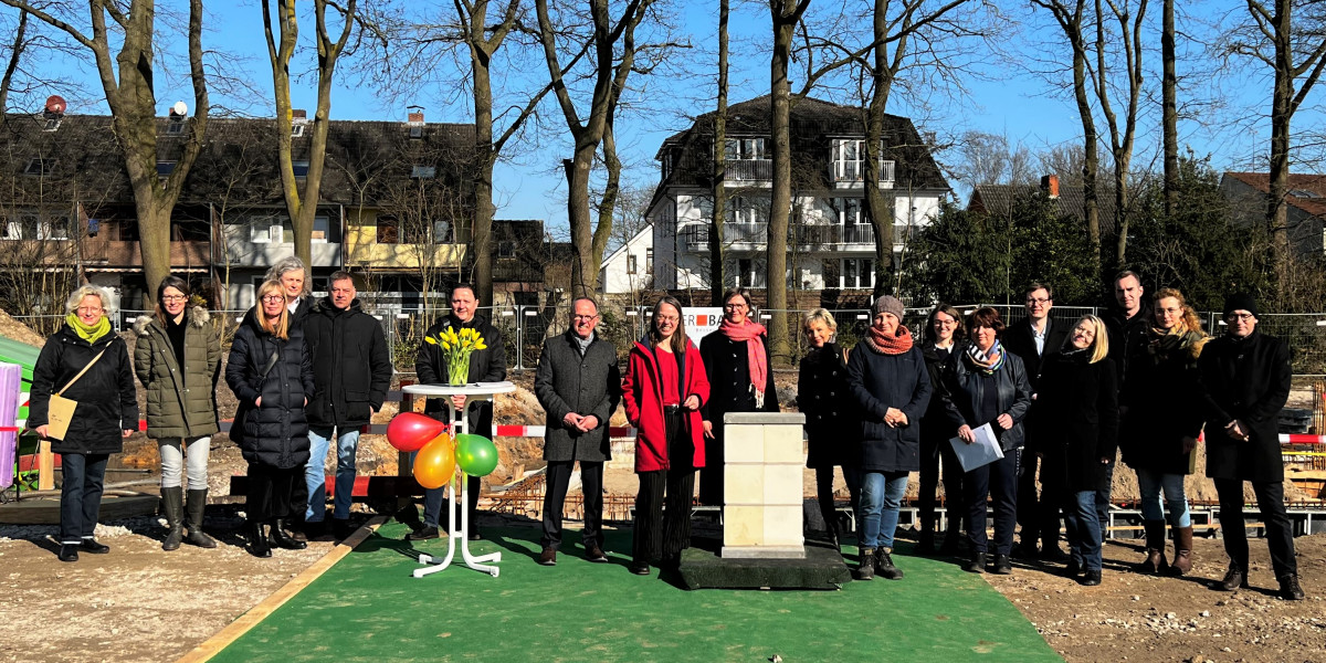 Kinder- und Familienzentrum Fährer Flur - Grundstein des neuen Bildungscampus‘ gelegt